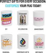 Personalized Photo Mug |Bundle of 10 Products | Custom Coffee Mug with Picture, Logo or Text | Premium Ceramic Printed Mug | Microwave & Dishwasher Safe | 11oz / 15oz Custom Gift Cup - Image 2