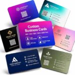 Custom Personalized Business Cards | Waterproof Matte Business Cards with Logo, Text & QR Code | Double-Sided Printing | Premium 300GSM Cardstock | 1000 Pack